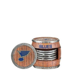 FOCO St. Louis Blues NHL 5 Pack Barrel Coasters
