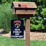 WinCraft Florida Panthers Stanley Cup Champions 2024 Double Sided Garden Banner Flag