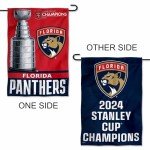 WinCraft Florida Panthers Stanley Cup Champions 2024 Double Sided Garden Banner Flag