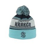 ZHATS Standard NHL Officially Licensed Beanie Pom Finish Line, Team Color, One Size