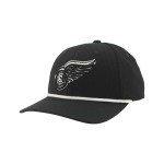 ZHATS Standard NHL Officially Licensed Rope Hat Snapback Backspin Contrast, Black, One Size
