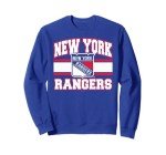 New York Rangers Stripe Royal Blue Officially Licensed Sweatshirt
