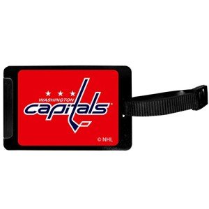 Siskiyou Sports Unisex NHL Washington Capitals Luggage Tag, Black, One-size