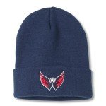 AMERICAN NEEDLE Washington Capitals NHL National Hockey League Team Terrain Knit Beanie Cap, Navy (24010A-WAC-NAVY)