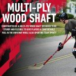 Franklin Sports NHL Washington Capitals Team 48-Inch Vinyl Hockey Stick (Right), Junior, Red