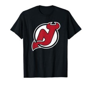 New Jersey Devils Icon Black Officially Licensed T-Shirt