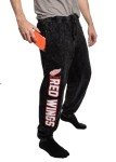 Calhoun NHL Mens Acid Wash Cotton Fleece Athletic Jogger Style Sweatpants (Large, Detroit Red Wings)