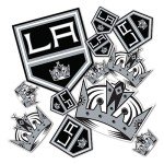 Desert Cactus Los Angeles Kings Sticker NHL Team National Hockey League Vinyl Decal Laptop Water Bottle Car Scrapbook Sheet (Type 1-1)