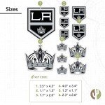 Desert Cactus Los Angeles Kings Sticker NHL Team National Hockey League Vinyl Decal Laptop Water Bottle Car Scrapbook Sheet (Type 1-1)