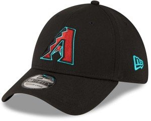 New Era MLB Team Classic 39THIRTY Stretch Flex Fit Hat Cap (as1, Alpha, m, l, Arizona Diamondbacks Black)