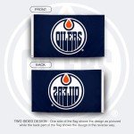Desert Cactus Edmonton Oilers Flag NHL 100% Polyester Indoor Outdoor 3x5 feet National Hockey League Team Flags (Design #2)