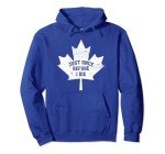 Canada Maple Leaf Vintage Just Once Before I Die Toronto Pullover Hoodie