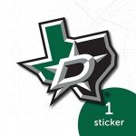 Desert Cactus Dallas Stars Sticker NHL Team National Hockey League Vinyl Decal Laptop Water Bottle Car Scrapbook (Individual D)