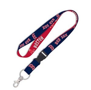Wincraft MLB Boston Red Sox 37343011 Lanyard with Detachable Buckle, 3/4"