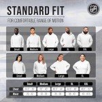 Wright & Ditson NHL Adult Unisex Powerplay Hooded Sweatshirt - Cotton Poly Fleece - Tagless and Comfortable (Boston Bruins - Black Heather, Adult Large)