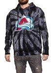 Calhoun NHL Surf & Skate Unisex Spiral Tie Dye Ultra-Soft Pullover Hoodie – The Sunset Collection (Colorado Avalanche, Large)