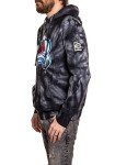 Calhoun NHL Surf & Skate Unisex Spiral Tie Dye Ultra-Soft Pullover Hoodie – The Sunset Collection (Colorado Avalanche, Large)