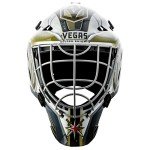 Franklin Sports Vegas Golden Knights NHL Hockey Goalie Face Mask - Goalie Mask for Kids Street Hockey - Youth NHL Team Masks for Kids