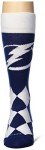 For Bare Feet Unisex NHL Tampa Bay Lightning Big Diamond Team Color Socks OSFM