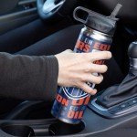 Rico Industries NHL Hockey Edmonton Oilers 22oz Stainless Steel Tumbler with Lid - Great For Coffee, Tea, Water or Cocktails