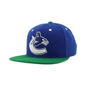 ZHATS Standard NHL Officially Licensed Adjustable Snapback Hat Flat Bill Z11 Icon Two Color, One Size