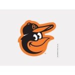 Wincraft MLB Baltimore Orioles 93907012 Perfect Cut Color Decal, 4" x 4", Black