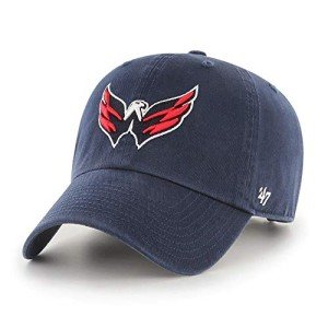 '47 NHL Washington Capitals Clean Up Adjustable Hat, One Size, Navy