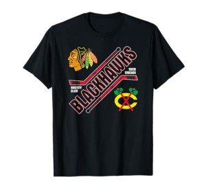 Chicago Blackhawks Force Black Officially Licensed T-Shirt