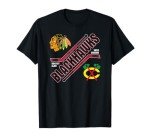 Chicago Blackhawks Force Black Officially Licensed T-Shirt
