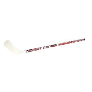 Franklin Sports NHL Montreal Canadiens Street Hockey Stick - NHL Team Jr. 48" Junior Left Handed Street Hockey Stick - Fused Wood Shaft + ABS Blade - Righty