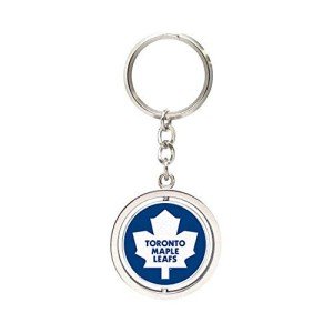 Aminco NHL Toronto Maple Leafs Spinning Logo Keychain, Multicolor, One Size