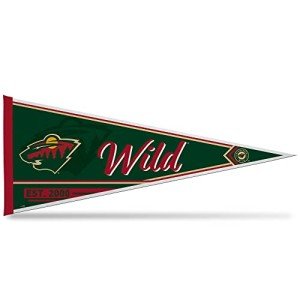 Rico Industries NHL Hockey Minnesota Wild Classic 12" x 30" Felt Wall Décor Pennant - Great for Home/Bed Room/Man Cave Décor