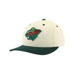 ZHATS Standard NHL Officially Licensed Adjustable Snapback Hat Marquee Ivory, One Size