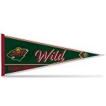 Rico Industries NHL Hockey Minnesota Wild Classic 12" x 30" Felt Wall Décor Pennant - Great for Home/Bed Room/Man Cave Décor