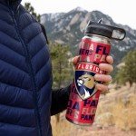 Rico Industries NHL Hockey Florida Panthers 22oz Stainless Steel Tumbler with Lid - Great For Coffee, Tea, Water or Cocktails