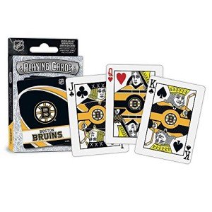 MasterPieces Family Games - NHL Boston Bruins Playing Cards - Officially Licensed Playing Card Deck for Adults, Kids, and Family, 2.5" x 3.5"