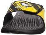 FOCO NHL Pittsburgh Penguins Men's Legacy Sport Slide Slippers, Large, Team Color