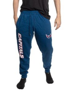 Calhoun Mens NHL Cotton Fleece Jogger Style Sweatpant (X-Large, Washington Capitals)