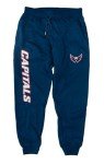 Calhoun Mens NHL Cotton Fleece Jogger Style Sweatpant (X-Large, Washington Capitals)