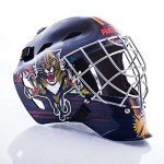 Franklin Sports Florida Panthers NHL Hockey Goalie Face Mask - Goalie Mask for Kids Street Hockey - Youth NHL Team Masks for Kids