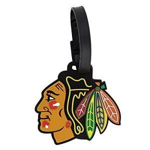 Desert Cactus Chicago Blackhawks Luggage Tag Team NHL National Hockey League Bag (PVC)