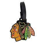 Desert Cactus Chicago Blackhawks Luggage Tag Team NHL National Hockey League Bag (PVC)