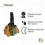 Desert Cactus Chicago Blackhawks Luggage Tag Team NHL National Hockey League Bag (PVC)