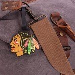 Desert Cactus Chicago Blackhawks Luggage Tag Team NHL National Hockey League Bag (PVC)