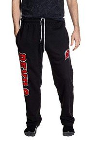 NHL Men's Premium Fleece Official Team Sweatpants (New Jersey Devils, X-Large)