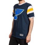 Calhoun NHL Surf & Skate Mens Shoulder Stripe Varsity Inset Sleeve Retro Style T-Shirt – The Coastal Collection (St. Louis Blues, Large)