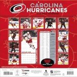 TURNER SPORTS Carolina Hurricanes 2025 12x12 Team Wall Calendar (25998011935)