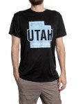 NHL Mens Loose Fit Performance Rashguard Wicking Short Sleeve Shirt (Utah Hockey Club, X-Large)