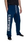NHL Men's Premium Fleece Official Team Sweatpants (Tampa Bay Lightning, Large)