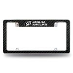 Rico Industries NHL Carolina Hurricanes Black 12" x 6" Chrome All Over Automotive License Plate Frame for Car/Truck/SUV